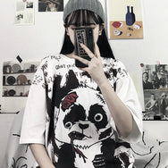 Panda print short sleeve T-shirt DB5331