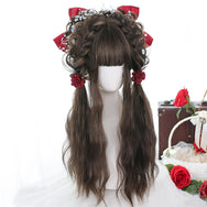 Lolita brown-black long curly hair DB6004