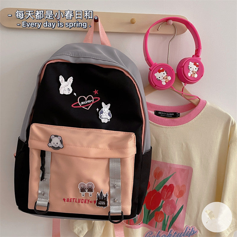 dark cute girl backpack DB7688
