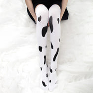 Cow printed knee socks DB4467