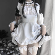 cosplay big bow maid dress suit DB6506