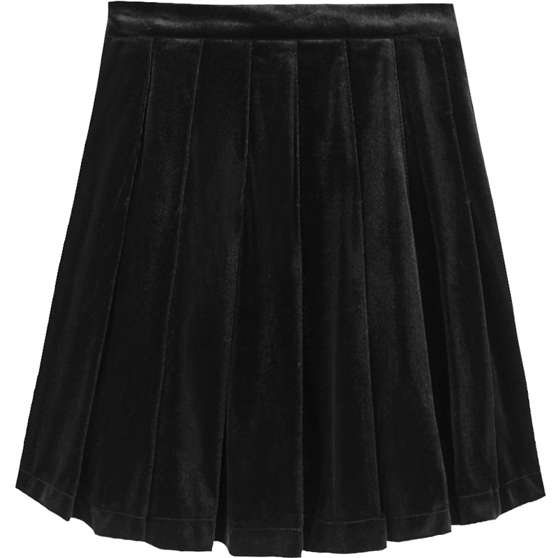 High waist pleated skirt DB6408