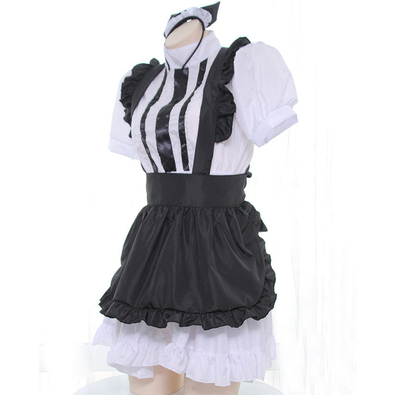 Sexy cos maid black and white uniform suit DB4980