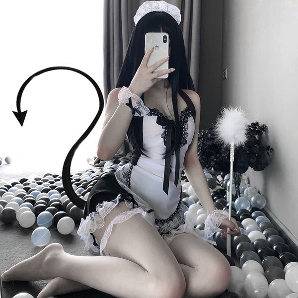 cosplay lace maid dress suit DB6524