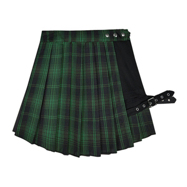 Punk all-match pleated skirt DB5938