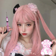 Lolita pink long hair  wig   DB5605