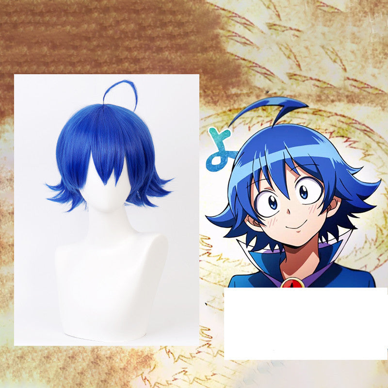 Anime cos Suzuki dark blue wig DB5588