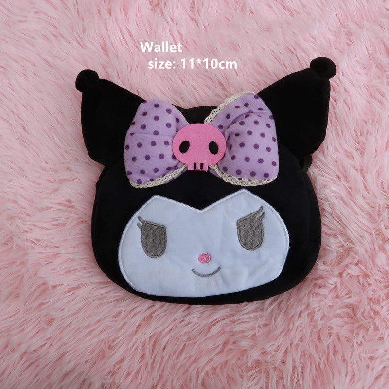 Kuromi Lolita Shoulder Bag, Wallet DB5981