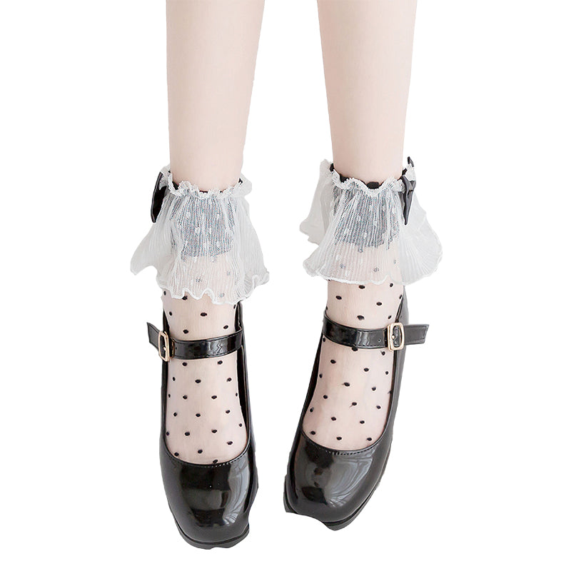 Lolita bow socks   DB5515