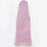 Anime cos pink and purple long wig DB5903