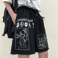 Tsukino Usagi printed casual pants DB6048