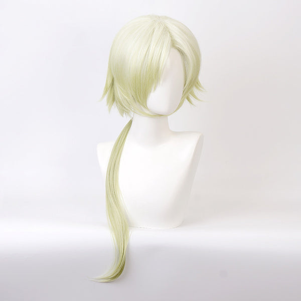 Anime mobile game cos white green gradient wig DB5498