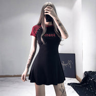 Dark waist T-shirt skirt DB4023