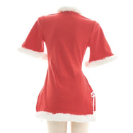 Red Christmas Plush Nightdress  DB6247