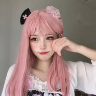 Lolita pink long hair  wig   DB5605