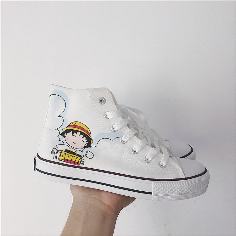 Chibi Maruko-chan graffiti shoes   DB5589