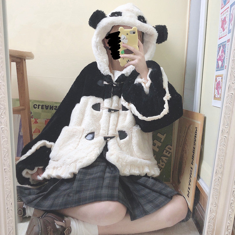 Cute little panda hooded jacket DB6416