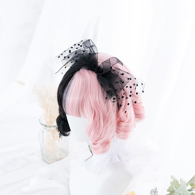 Lolita black + powder wig DB4748