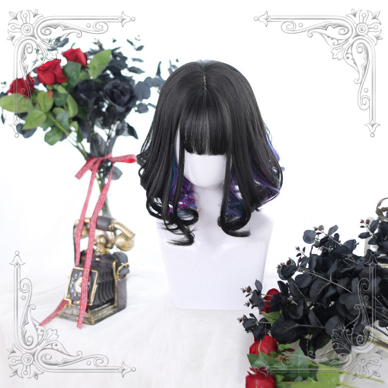 Harajuku Lolita Natural Black Heather Wig DB4935