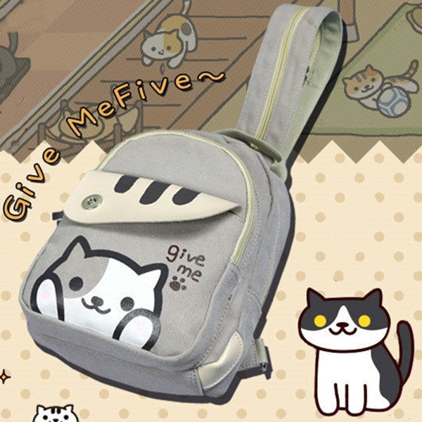 Cat teacher backpack crossbody bag DB5234