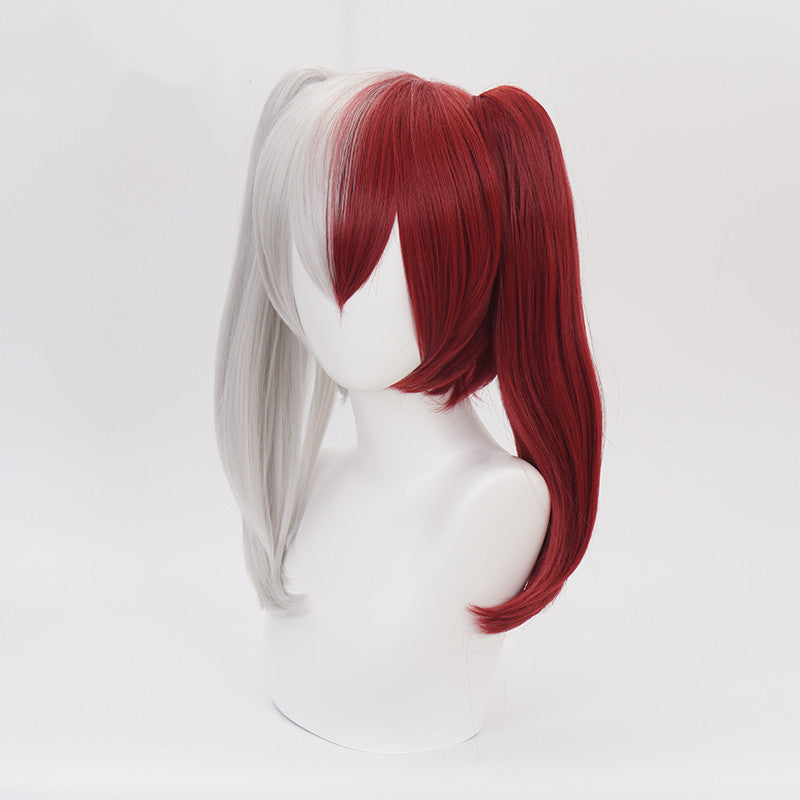 Todoroki Shouto cos double ponytail wig DB5432
