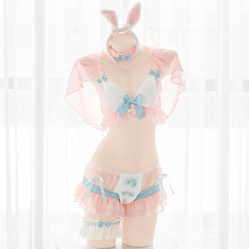 cos pink bunny pajamas suit DB5899
