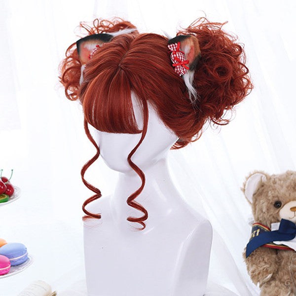 Lolita cos doll girl curly hair wig DB5144