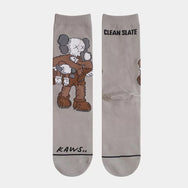Cartoon doodle couple in tube socks DB4280
