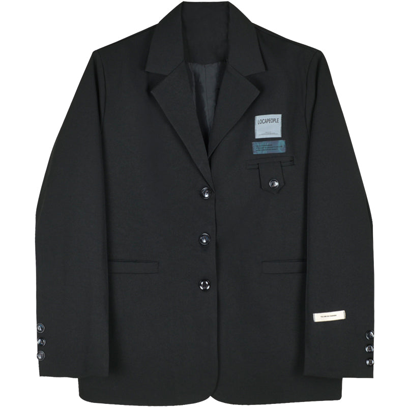 Black handsome suit jacket DB7375