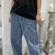Punk metal skirt chain DB7234