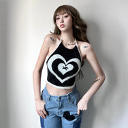 personalized love suspender top DB7604