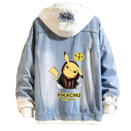 pikachu print denim jacket DB5943