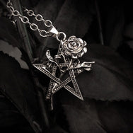 Pentagram Rose Necklace DB3096
