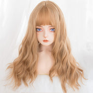 Lolita blonde long curly hair        DB5575