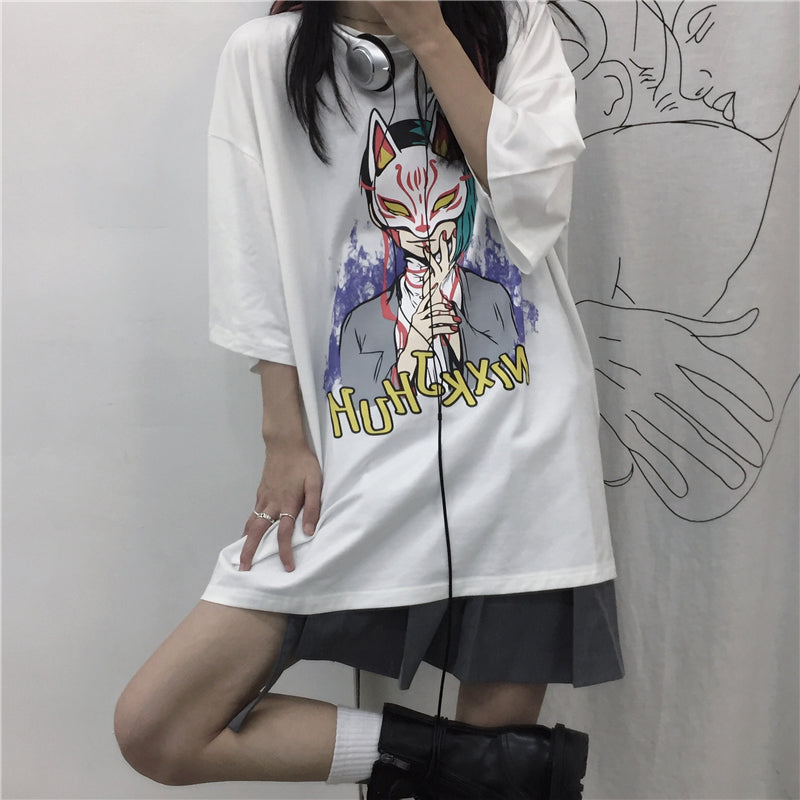 Couple anime short-sleeved T-shirt DB5664