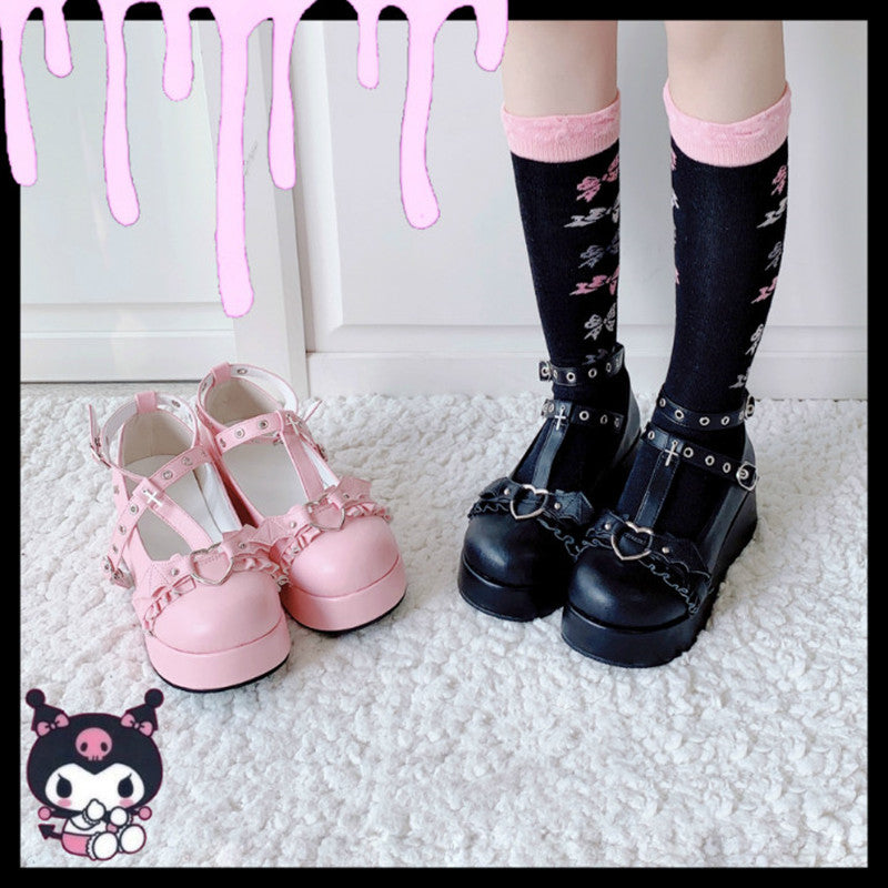 Lolita Little Bat Platform Shoes&nbsp; DB6106