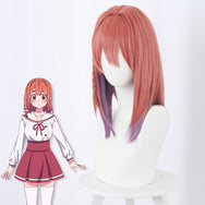 Anime cosplay mixed orange gradient purple wig DB5788
