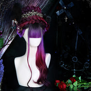 Lolita purple gradient wig  DB4332