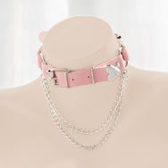 Love chain neck ring DB6097