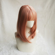 Apricot pink short wig DB4076