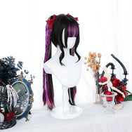 Harajuku purple black gradient wig DB7265