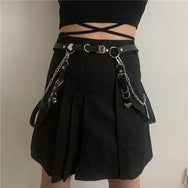 Black Chain Suspenders  DB7866