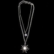 Sun Star Pendant Necklace DB5310