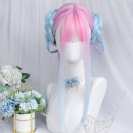 Lolita pink gradient blue wig DB6384