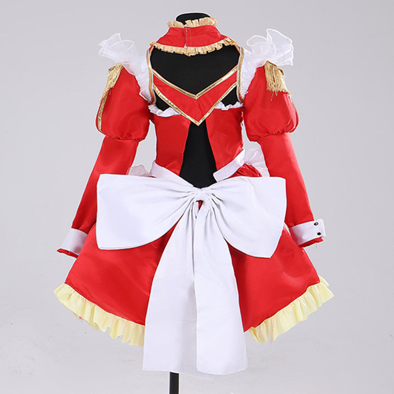 Nero cos red and white maid suit DB5463