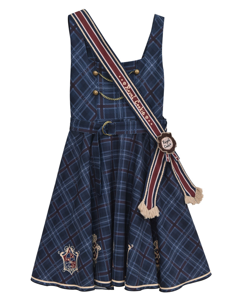 Blue Sling Plaid Skirt DB5469
