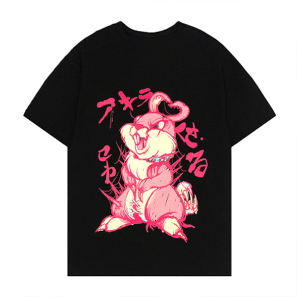 Cartoon rabbit short sleeve T-shirt DB5659