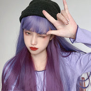 Lolita mixed purple wig DB5881