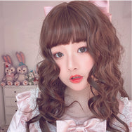 Lolita chocolate long curly hair wig DB5884