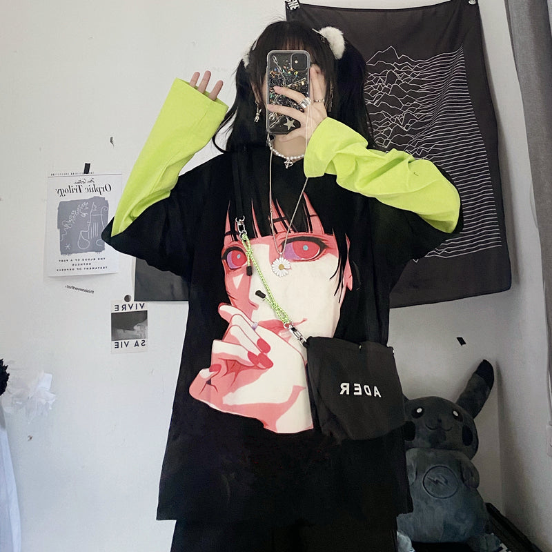 Harajuku dark anime t-shirt DB7139